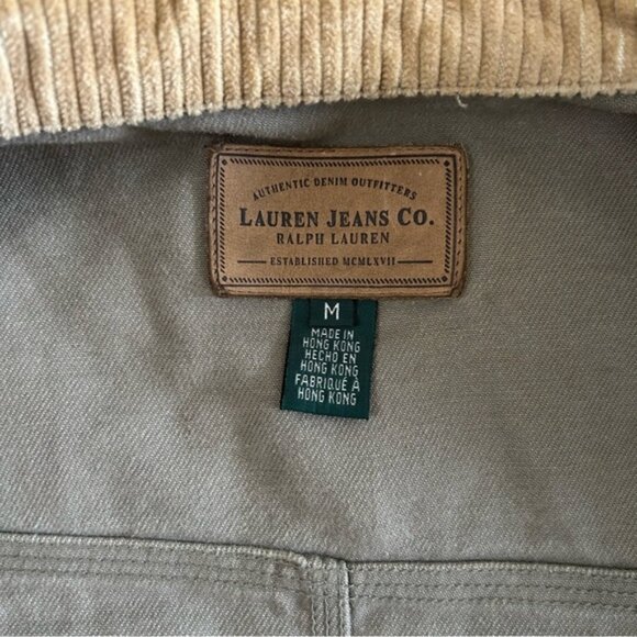 Vtg Ralph Lauren Jeans Co. Jacket Men's Medium Denim Chore Coat Workwear Utility - Picture 3 of 10